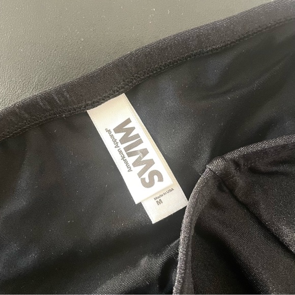 American Apparel SWIM Black High-Waisted Bikini Bottom - Picture 5 of 7